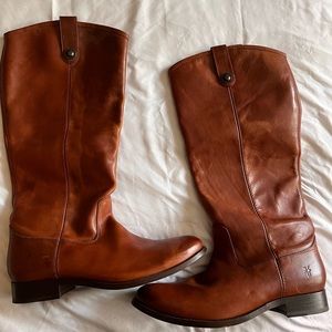 Frye women’s boots extended calf size 10.